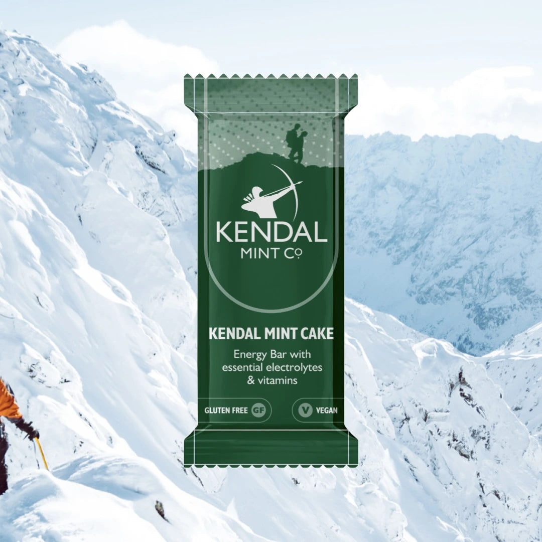 KMC NRG BAR Kendal Mint Cake Recharged Energieriegel im Taschenformat, 35 g