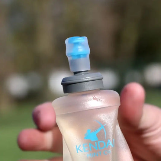 Nachfüllbare und wiederverwendbare Energy-Gel-Softflasche, 150 ml – verbessertes Beißventil für KMC NRG GEL