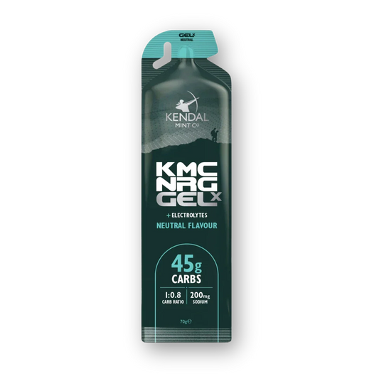KMC NRG GEL X high-carbohydrate energy gel for endurance running, cycling and triathlon
