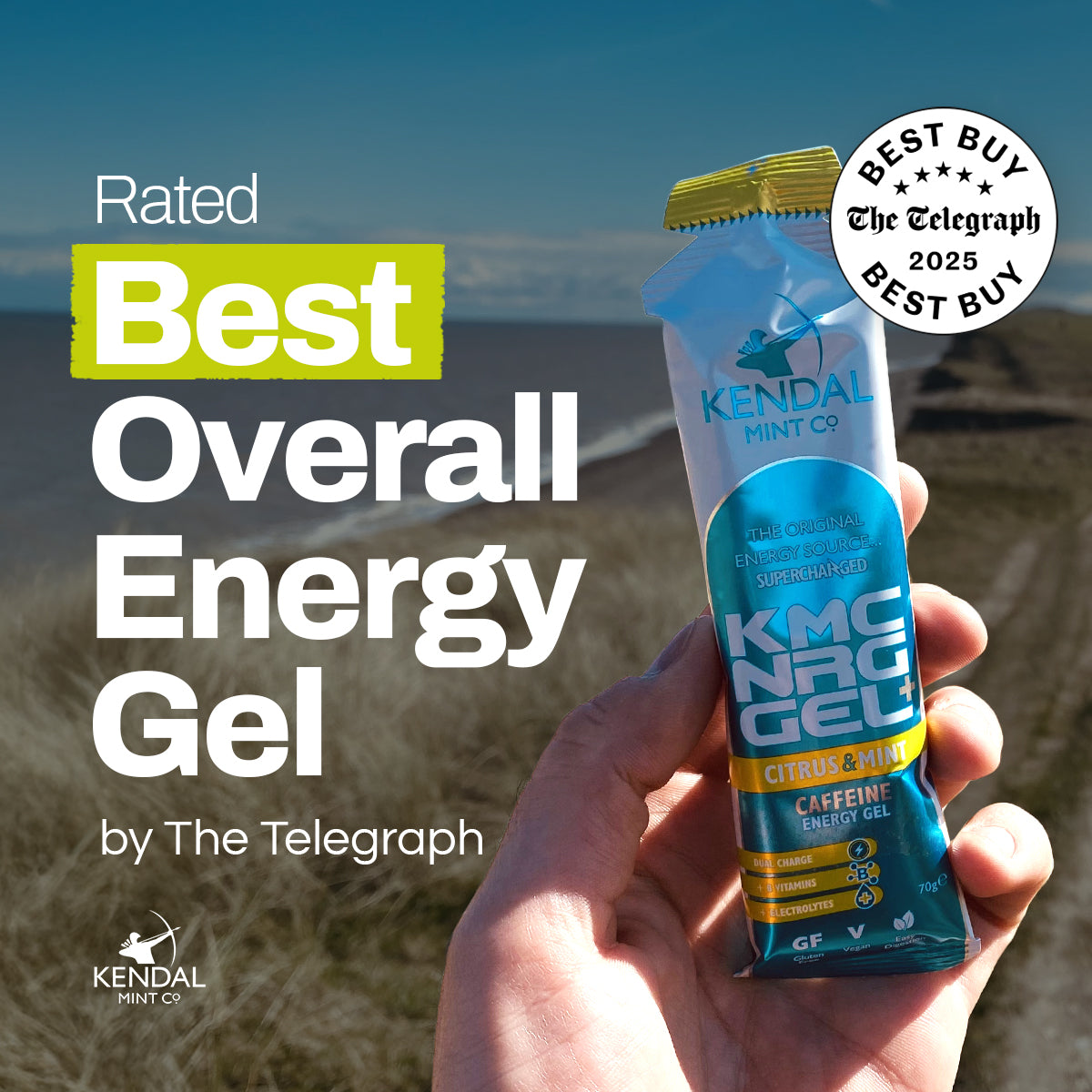 Kendal Mint Co Energy Gels Voted Best Overall by The Telegraph!