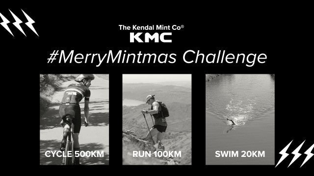 KMC #MerryMintmas Festive Challenges 2022 (Choose Swim, Cycle or Run) - Kendal Mint Co®