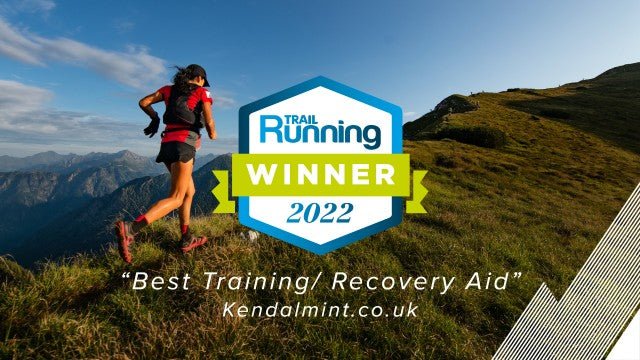 Winner of Best Training/ Recovery aid 2022 - Trail Running Awards - Kendal Mint Co®