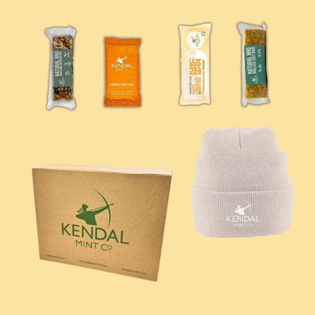 Kendal Mint Cake Kerstcadeaudoos | voor buitenshuis