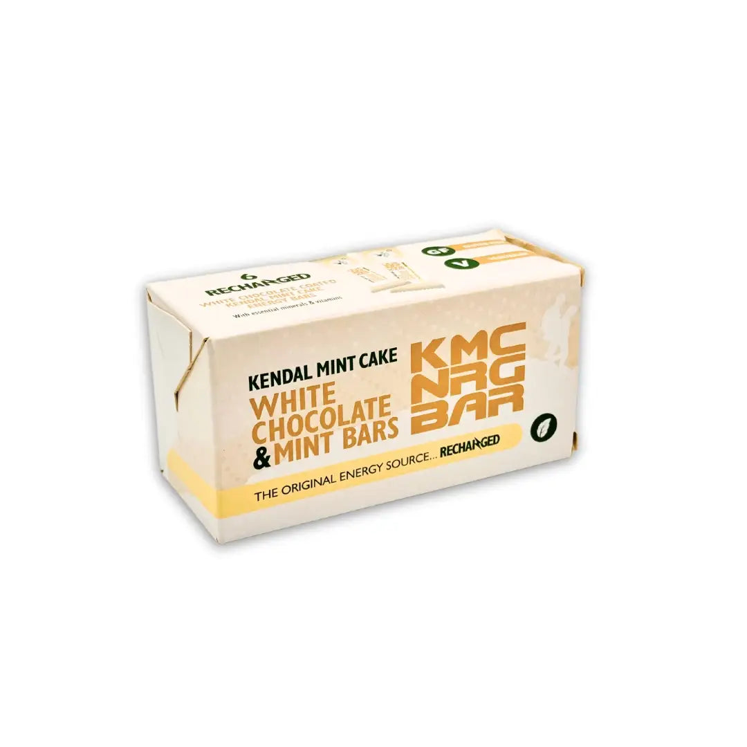 KMC NRG BAR: Kendal-Minz-Kuchen mit weißer Schokoladenüberzug, 50 g (exklusiv)