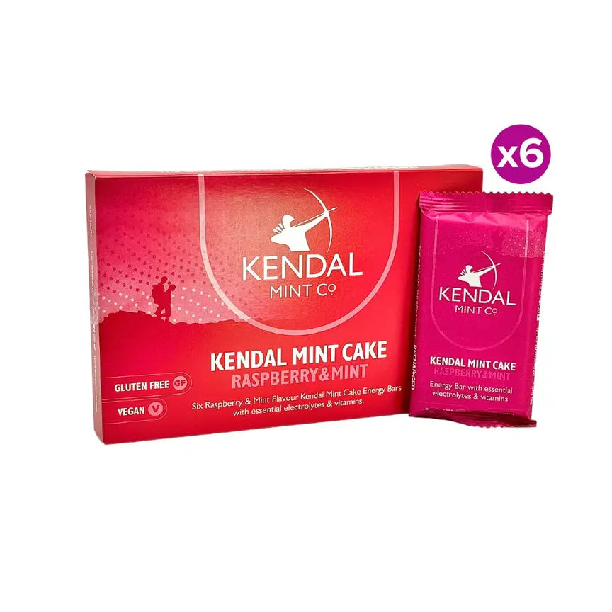 KMC NRG BAR Kendal Mint Cake Pocket-sized Energy Bar - Raspberry & Mint