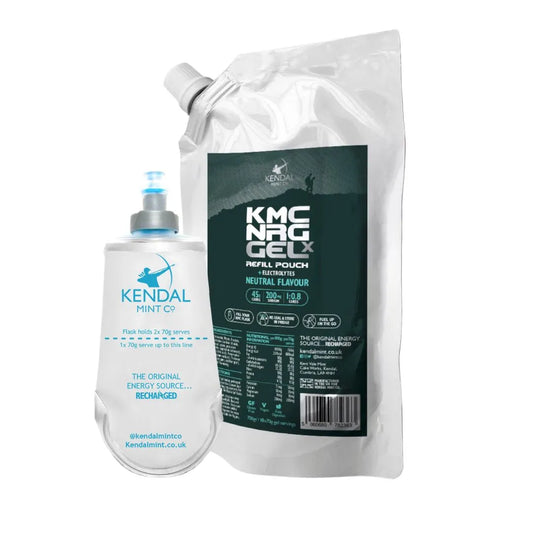 KMC NRG GEL X Refillable Energy Gel Bundle 150ml Flask