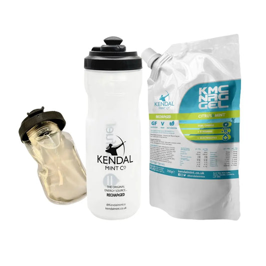 KMC NRG GEL Nachfüllbare & DualFuel Flaschen-Bundle – Citrus & Minze (10 x 70g)