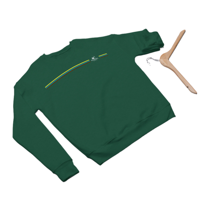 Kendal Mint Co Sweater Green Flat Lay