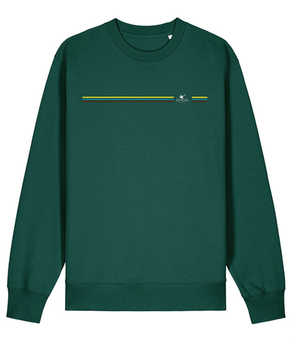 KendalmintcoSweaterGreenWhiteLogoFront