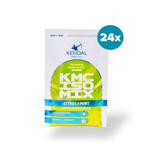 KMC ISO MIX Isotonische Flüssigkeitszufuhr | +Elektrolyte | Vegan und glutenfrei | 24 x 37 g