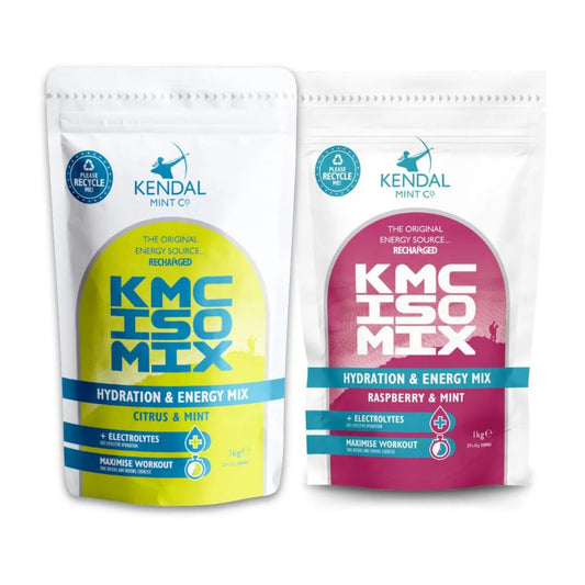 KMC ISO MIX Doppelgeschmackspackung - Zitrone &amp; Himbeere (2 kg / 54 Portionen)