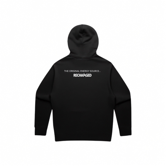 Oversize-Hoodie, lässig geschnitten | Schwarz