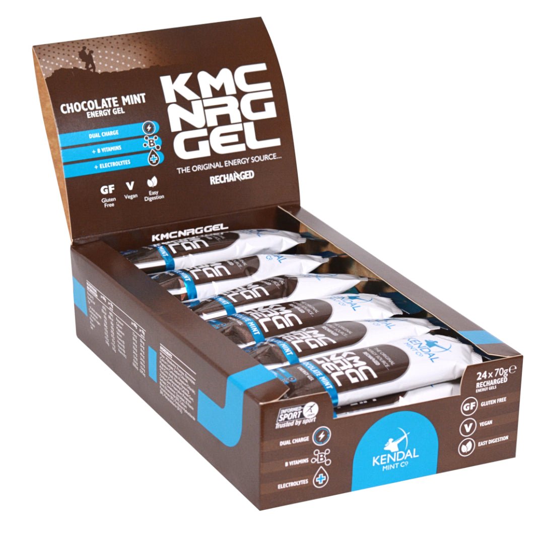 KMC NRG GEL Chocolate Mint Energy Gel 70g - KMC NRG GEL - Kendal Mint Co® - 24 x 70g (Save)