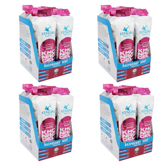 KMC NRG GEL Raspberry & Mint Flavour Bundle L (48x70g Gels) - Bundle - Kendal Mint Co® - 