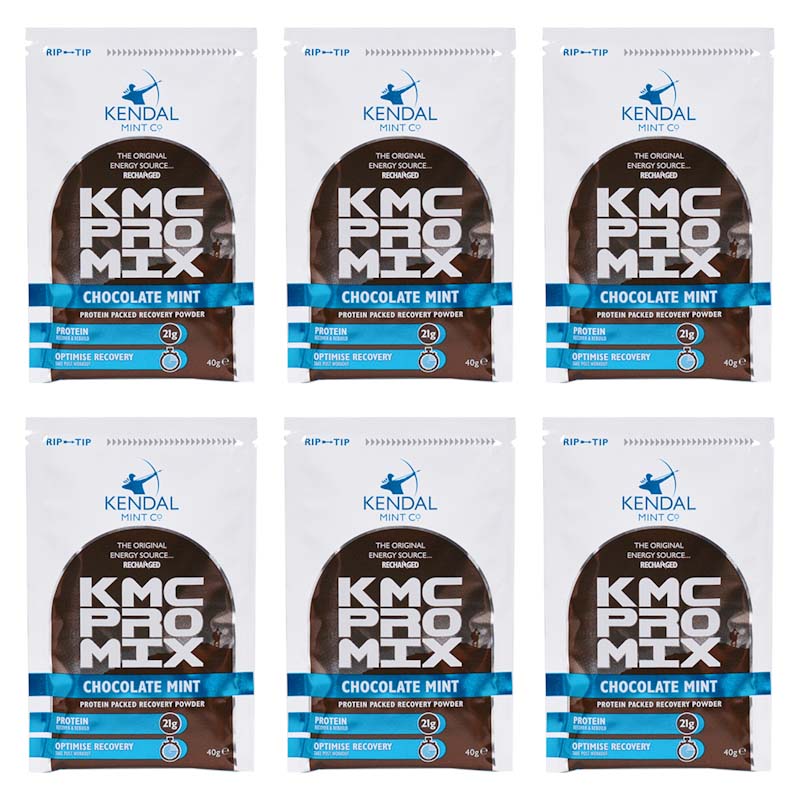 KMC PRO MIX Whey Protein Recovery Powder | Chocolate Mint Flavour | 6 x 40g - KMC PRO MIX - Kendal Mint Co® - 