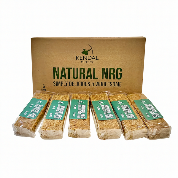 Natural NRG: Rolled Oat Flapjack Energy Bar (Vegan)