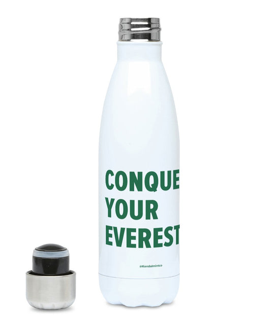 Stainless Steel Insulated Flask 500ml - Conquer Your Everest - Bottle - Kendal Mint Co® - Stainless Steel