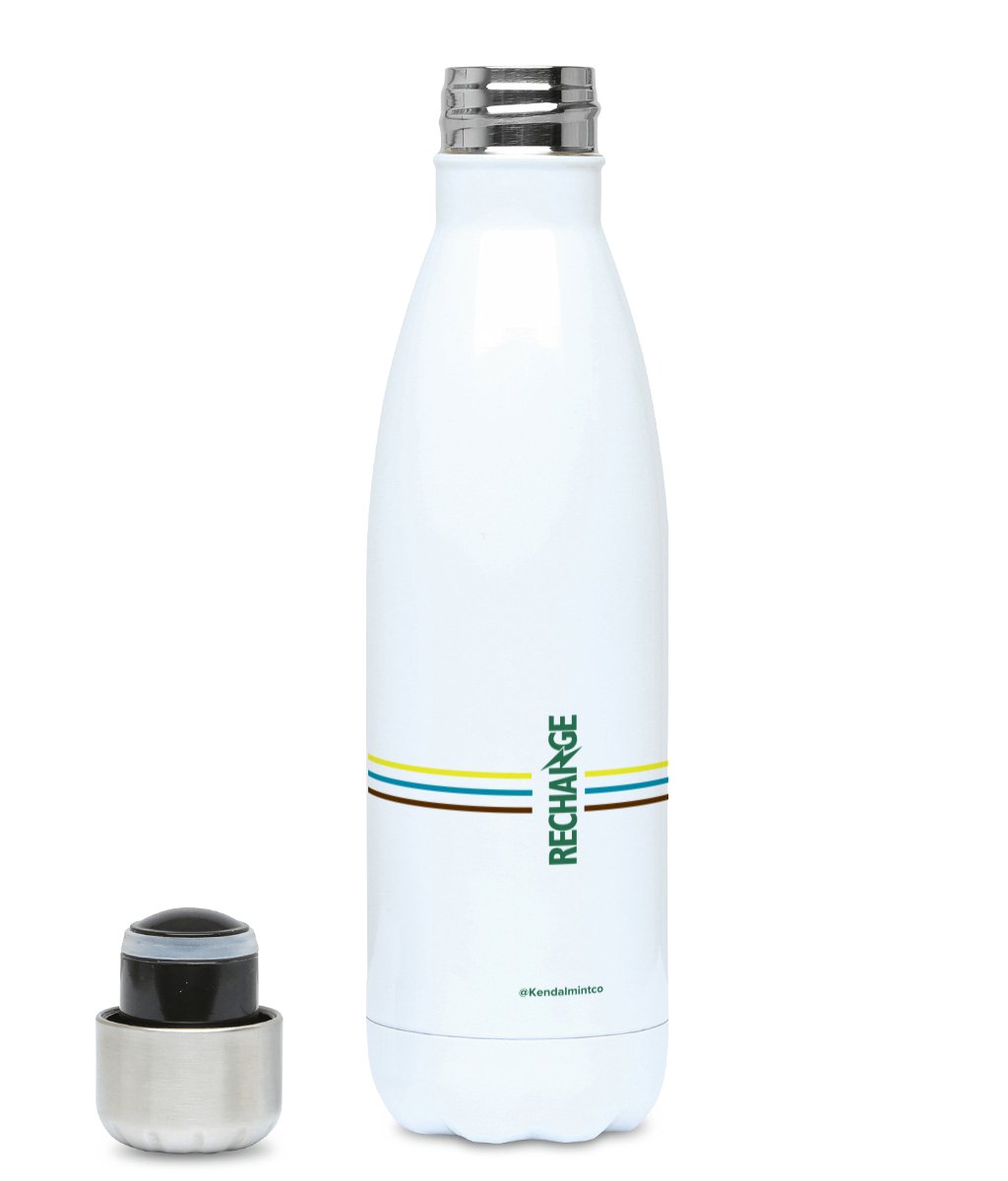 Stainless Steel Insulated Flask 500ml - Recharge - Bottle - Kendal Mint Co® - Stainless Steel