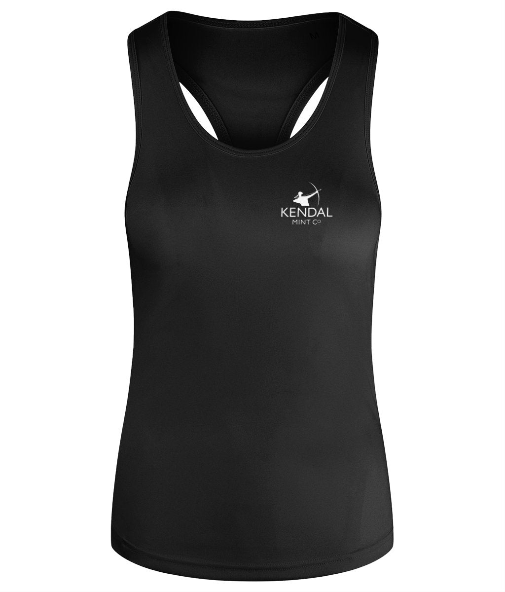 Women's Racerback Vest (Recycled) - Vest - Kendal Mint Co® - Black